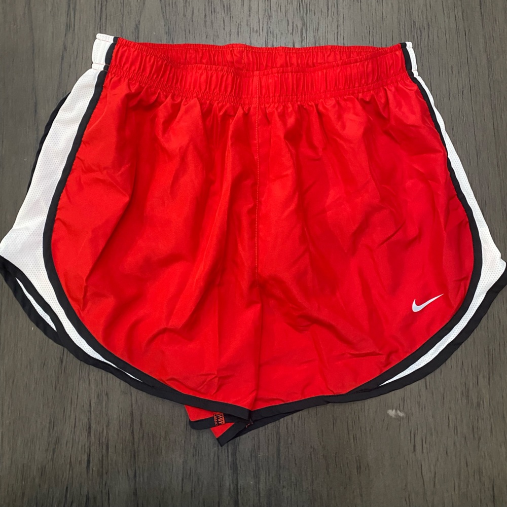 Nike | DriFit Red, White & Black Running Shorts Size Large